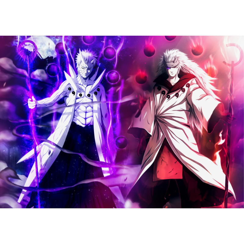 Madara and Obito(ten tails form)