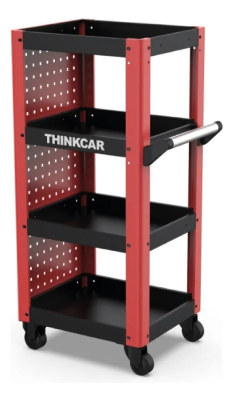 Mesa Carros de 4 estantes de 50cm x 42 cm X 1 mt  JD-TPC400