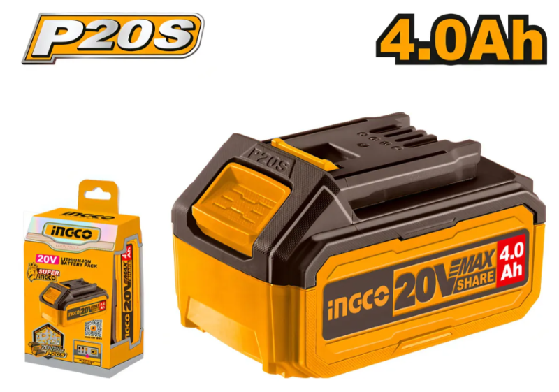 Bateria Litio Super Ingco - P20S Max 4.0Ah C/Carton - Fbli20021