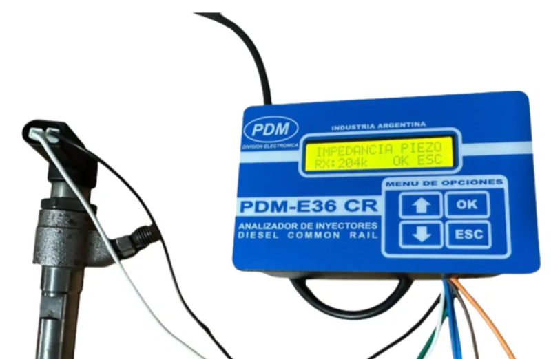 ANALIZADOR DE INYECTORES COMMON RAIL HE-PDM-E36 CR