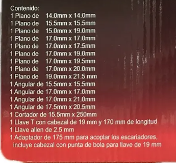 FRESA INYECTORES X 17 HE-E6773