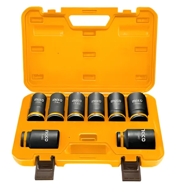 Set Bocallave Hexagonal 8Pcs Dr. Alto Impacto Super Ingco - 3/4" - Hkissd34082l