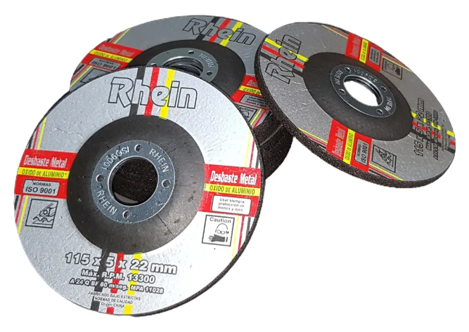 Disco Desbaste Metal Centro deprimido - 115 x 5.0 x 22mm. DI-17025