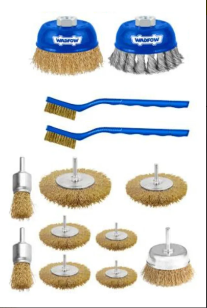 JUEGO CEPILLOS DE AÑLAMBRE 13 PCS HE-WCE6403n