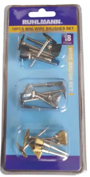 SET CEPILLOS X 18 HE-RU8540
