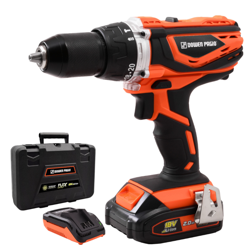 Atornillador Taladro a Bateria18v Reversible 13mm Percutor DI-3121