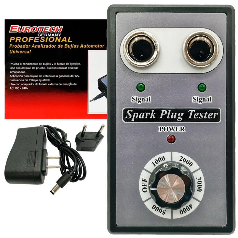 Probador Bujias Doble Chispa 5000rpm Regulable HE-E6675