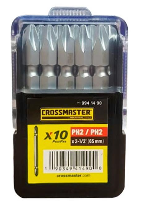 Puntas Phillips PH2 X 65mm x 10  DI-9941490