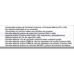 DETECTOR COMPROBADOR DE PULSO INYECCION COMMON RAIL HE-PDM-E39 CR