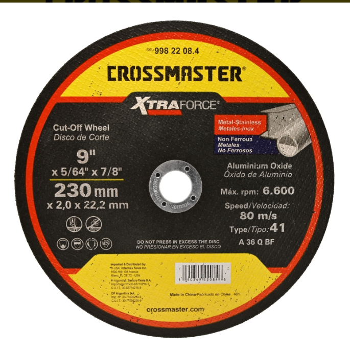 Disco Corte O/A 230x2.0x22.2 PLANO  DI-9982208.4