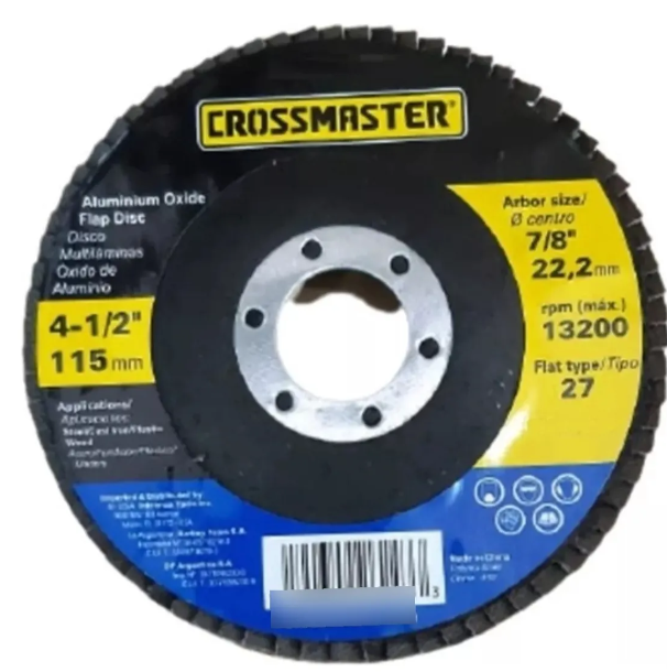 Disco Flap 4-1/2" 115 x 22 mm Grano 80 DI-9982624.4