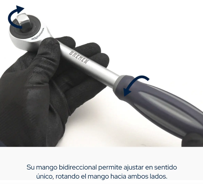 Llave Crique Bremen Enc 1/2 C/ Mango Giratorio Bidireccional HE-BRE8510