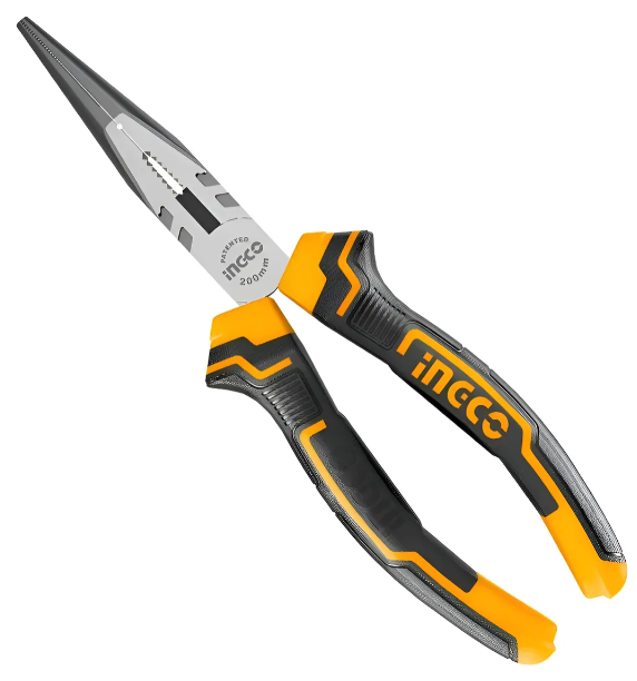 Pinza Punta Chata 8" 200Mm Energy Saving 30% Media Caña IG-HHLNP28200