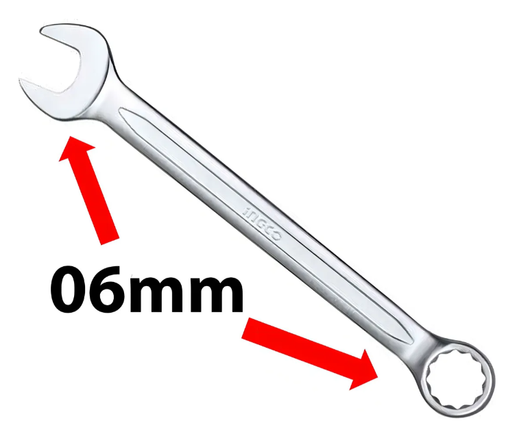 LLAVE COMBINADA 6MM IG-HCSPA061