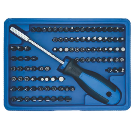 JUEGO DE PUNTAS INTERCAMBIABLES X 122 PZAS HE-RU6708