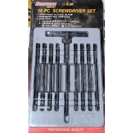 LLAVE T CON CRIQUE TORX X 10 CAJA GRIS BLISTER HE-E2313