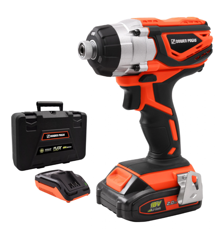Atornillador a BateriaDe Impacto 18v   Velocidad Variable   Reversible   Enc 1/4   Torque 158 Nm DI-3161