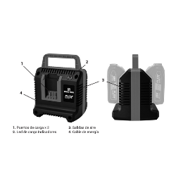 Cargador de Bateria 21v - 2.4A - DOBLE DI-8156
