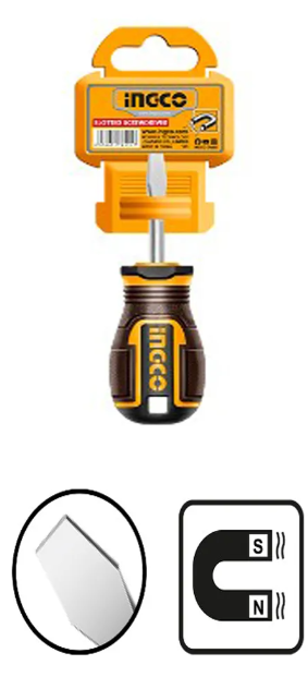 Destornillador Plano Super Ingco - Sl6.5X38Mm - Industrial - Hsdsl6038