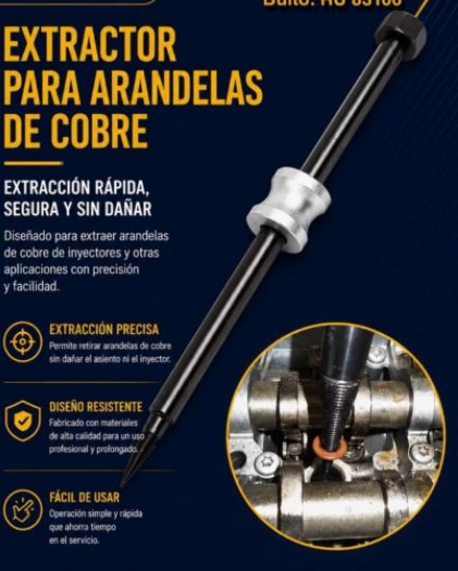EXTRACTOR P/ARANDELAS DE INYECTORES HE-RU43369