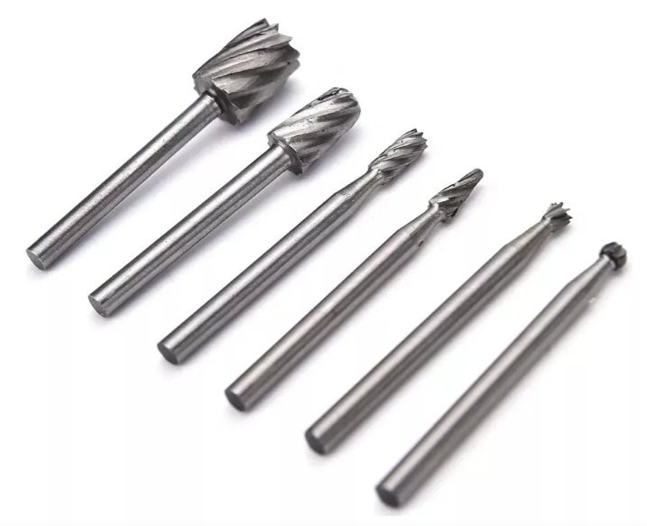 LIMAS ROTATIVAS ALUMINIO PLASTICOMADERA 6PC 1/8 dremel HE-RU8524