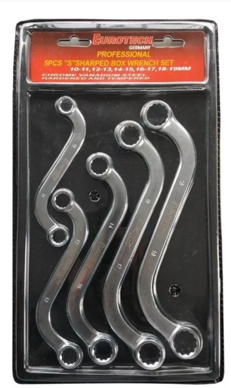 JUEGO LLAVES S X 5 PCS   BLISTER   EURO HE-E2649