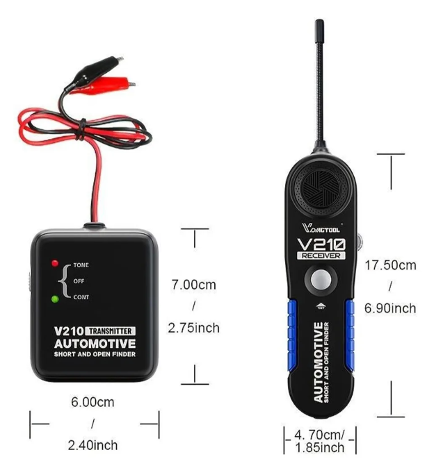 DETECTOR DE CABLES CORTADOS V210 JD-V210