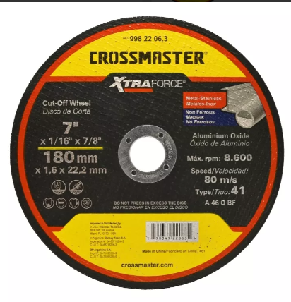 Disco Corte O/A 180x1.6x22.2 PLANO DI-9982206.3