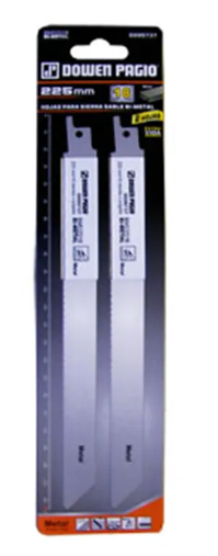 Hoja Sierra Sable Metal L225 18dxp   2u.Hoja Sierra Sable Metal L225 18dxp   2u. DI-9737