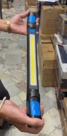 Linterna led baston con iman y movimiento HE-RU26702
