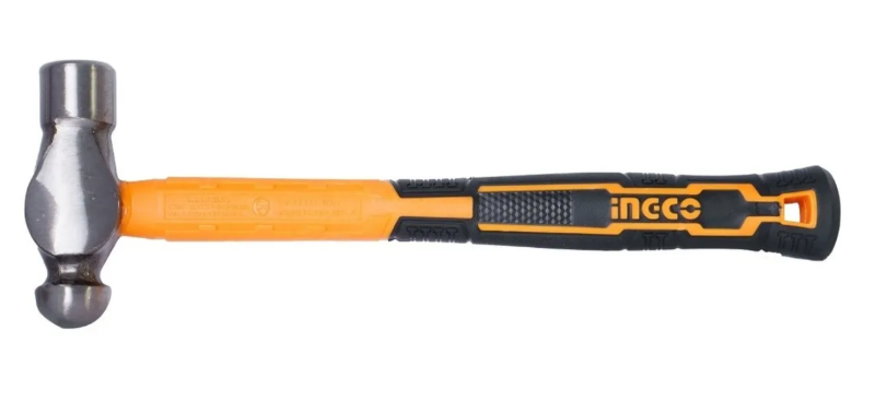 MARTILLO BOLITA 450 GRS. MANGO DE FIBRA CABEZA FORJADA IG-HBPH81016