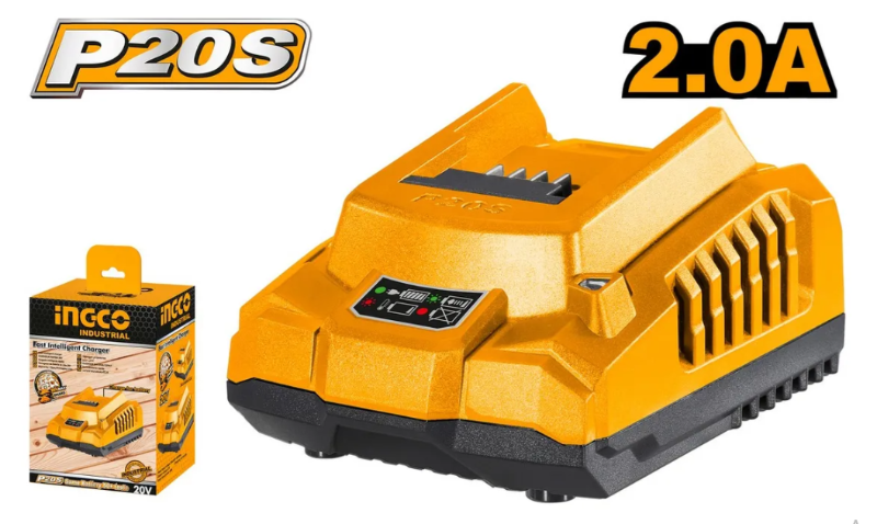 Cargador De Bateria Super Ingco - P20S 220V 2.0Ah C/Carton - Fcli2001-4