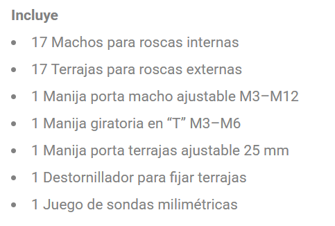 Juego Machos y Terrajas 39 pzas  DI-9981810