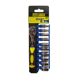 Jueo de Tubos Enc 3/8 Hexag. 11 pzas - 10mm a 17mm, 19mm,22mm Crique DI-9945546
