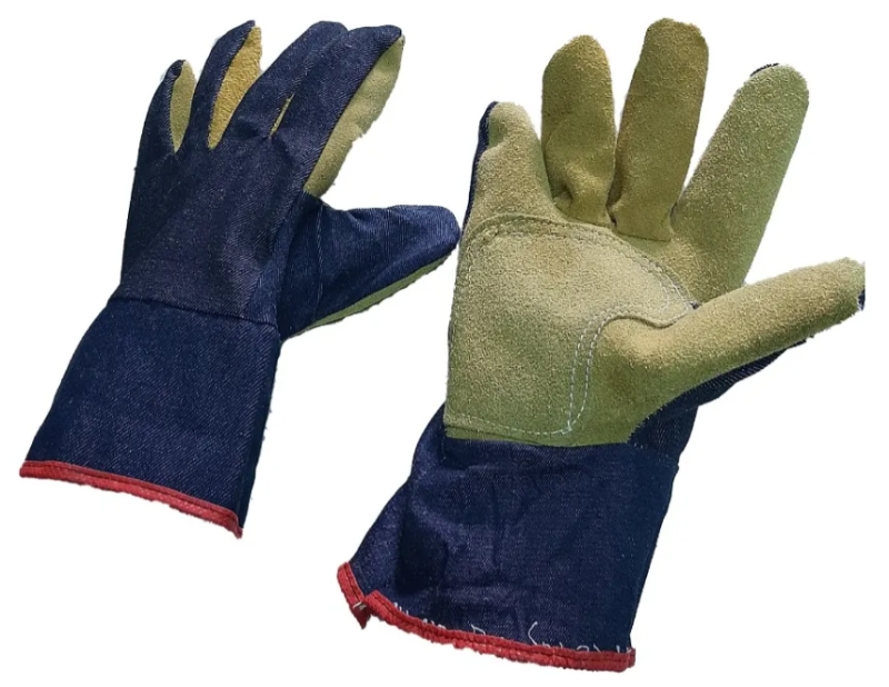 GUANTE DE DESCARNE CORTOS C/TELA COMB. MN-GUA0003