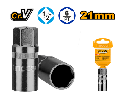 Saca Bujias Super Ingco - 1/2" X 21Mm - Industrial - Hsps12211