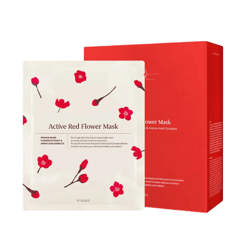 HYGGEE Active Red Flower Mask 30ml * 10