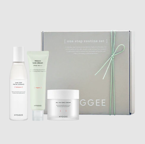 One Step Routine SET
- Vegan Sun Cream 50ml
- Onestep Facial Essence | Balance 110ml
- ALL-IN-ONE Cream 80ml