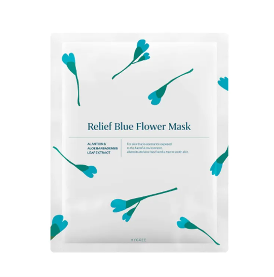 HYGGEE Relief Blue Flower Mask 35ml * 10