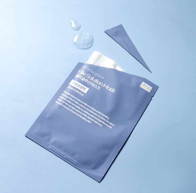 Ellie Solution Mask Pack (Soothing & Wrinkle Care)(5 sheets)