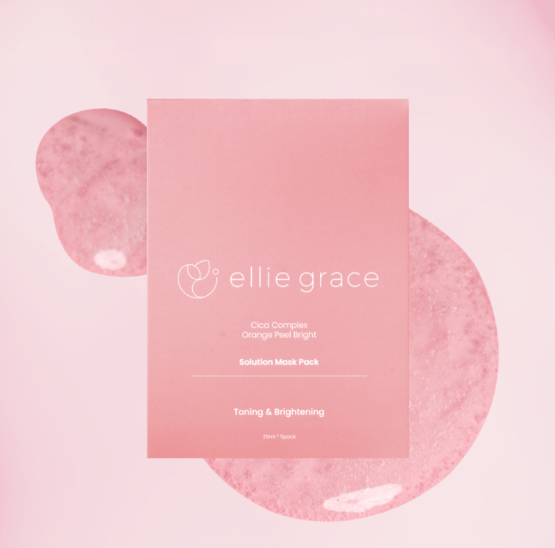 Ellie Solution Mask Pack (Toning & Brightening)(5 sheets)