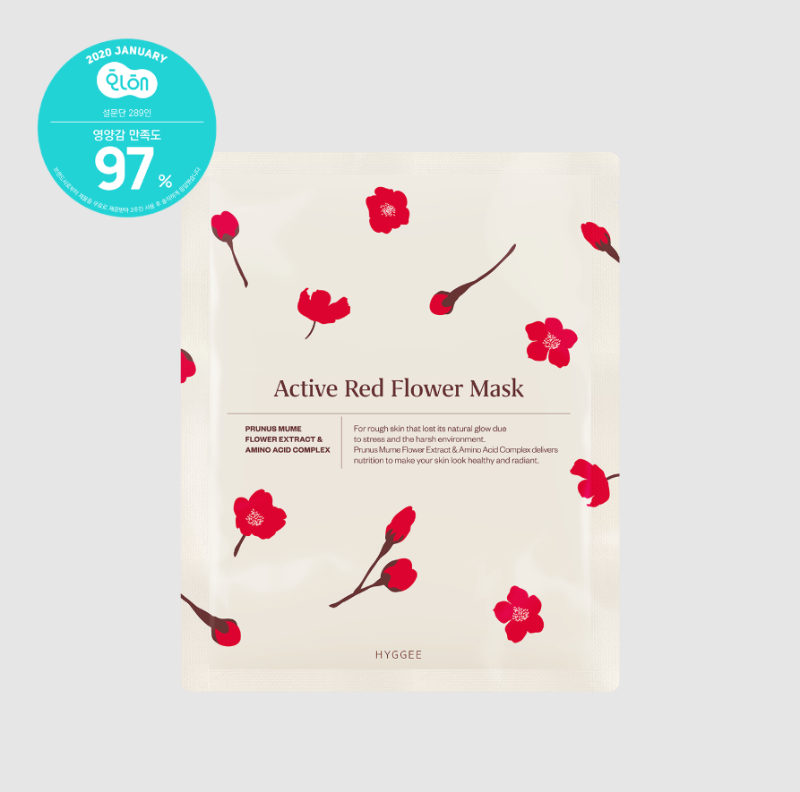 HYGGEE Active Red Flower Mask 30ml * 10