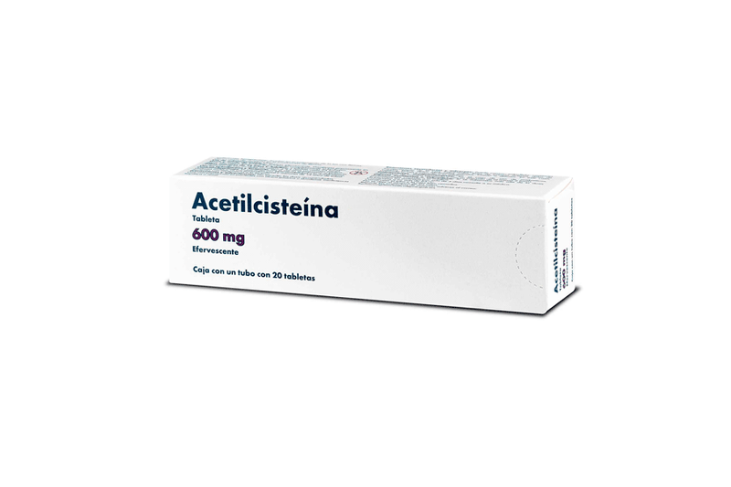 Acetilcisteina 600mg 20Tab efer