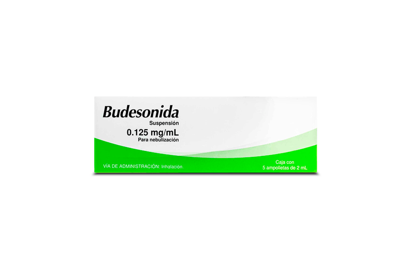 budesonida 0.250mg/2ml o 0.125mg/ml 2ml