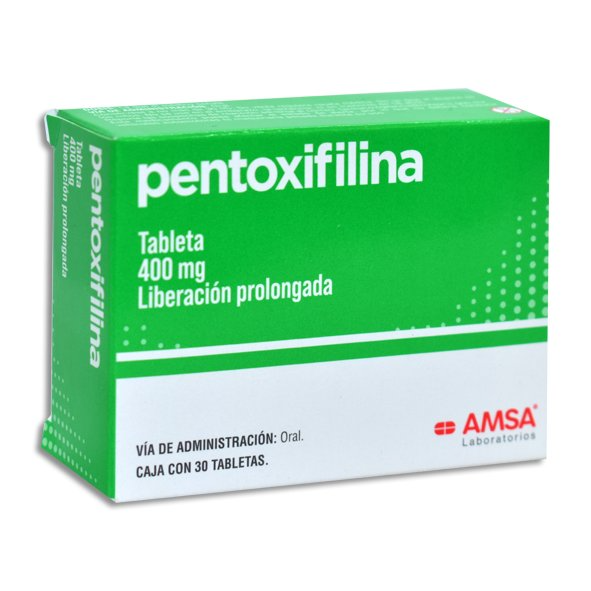 pentoxifilina 400mg 30 Tab