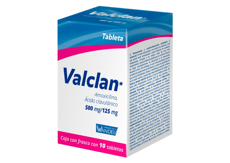 Amoxicilina/Acido Clavulanico 500mg 10Tab