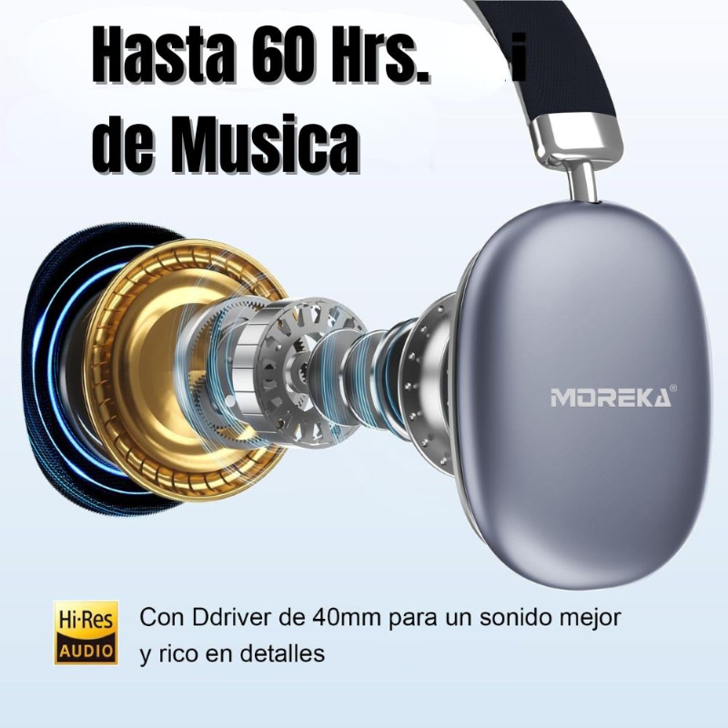 Audífonos Moreka Bluetooth BL023A