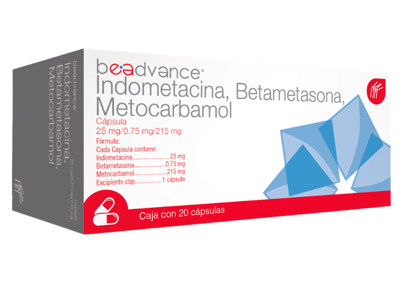indometacina/betame/meto 20cap