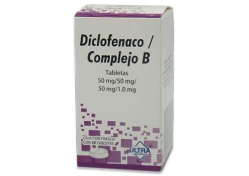 diclofenaco/complejo b 30Tab