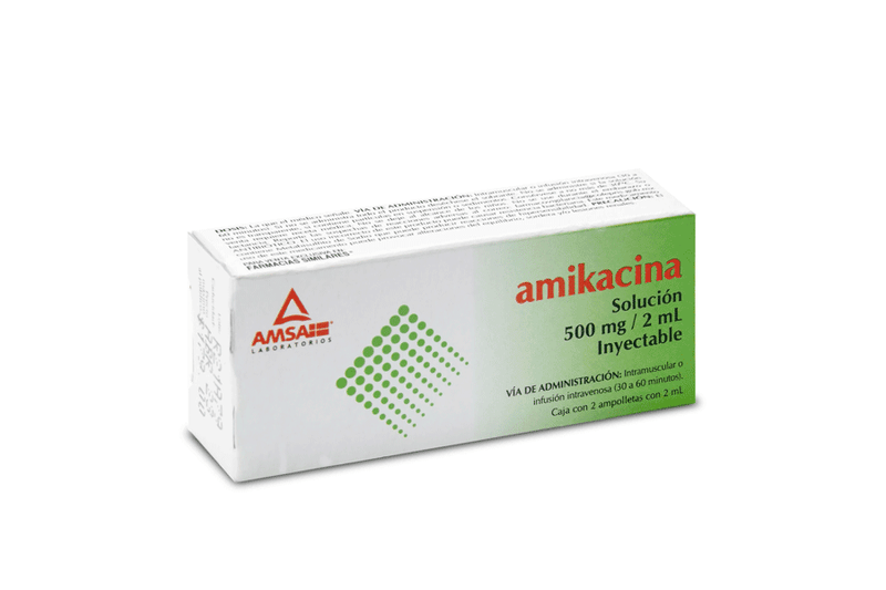 Amikacina 500mg/2ml 2amp